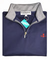 Navy Pineapple Quarter Zip Pullover