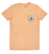 Pineapple Pocket tee - Peach