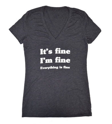 It's Fine Tee - Grey - Women's Cut