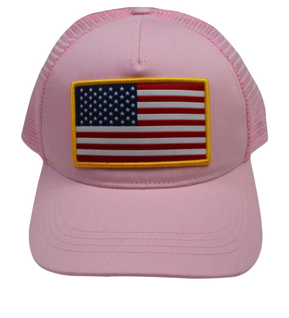 Pink USA Trucker Hat